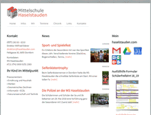 Tablet Screenshot of haselstauden.com